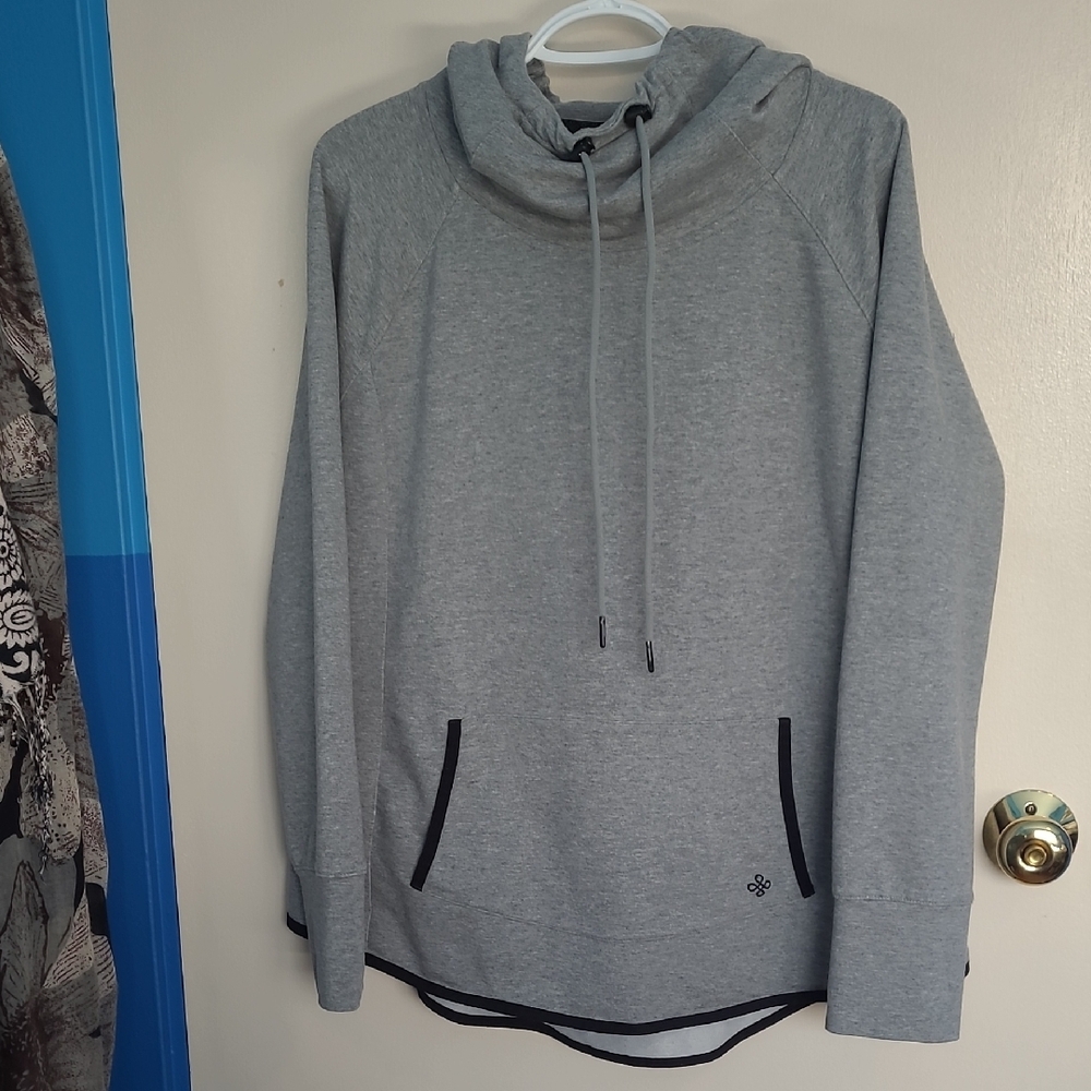 Denver Hays Gray Cowl Neck Hoodie